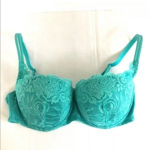 Victoria’s Secret Turquoise Push-Up Balconette 34D